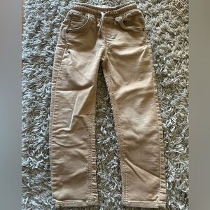 5T Boys Pull on Tan Jeans